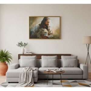 Quadro biblico com vidro BIB-278